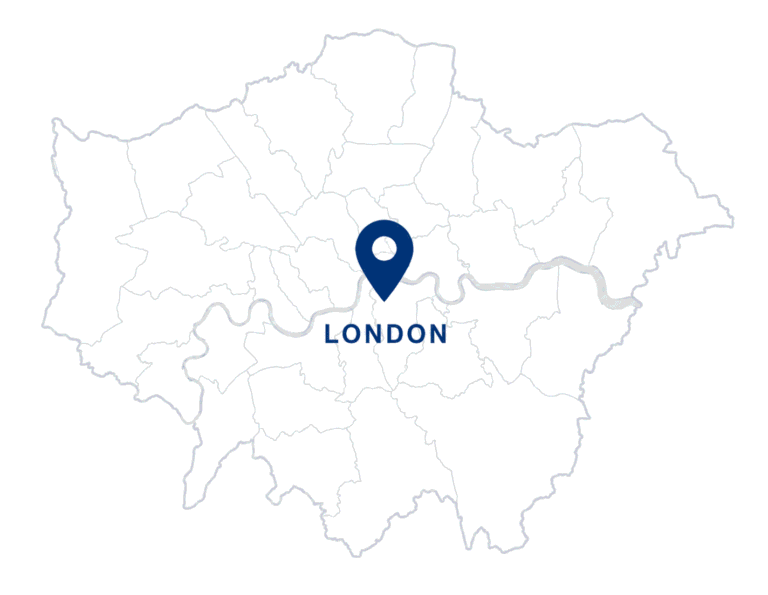 Stretch Ceilings London service area map