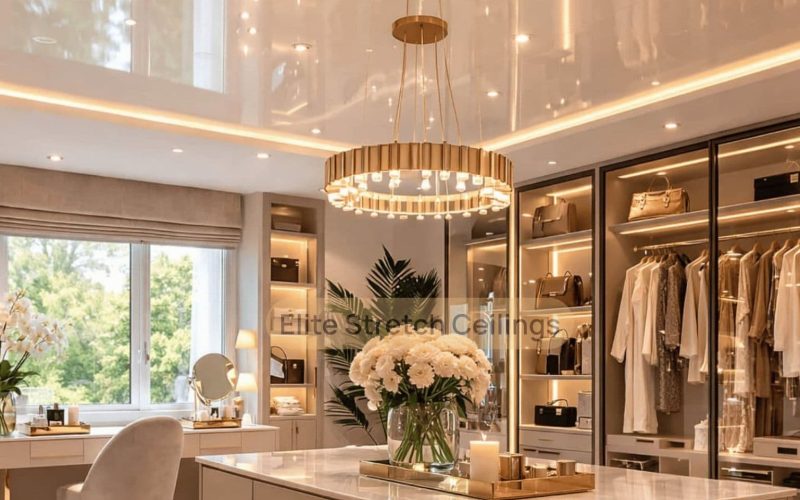 gloss-stretch-ceilings-walk-in-wardrobe-residential-uk